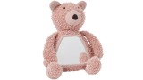 Jucarie Plus Smallstuff Activity Bear With Mirror Wool Boucle Rose (40048-05)