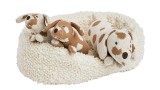 Jucarie Plus Smallstuff Dog Basket With Mother Dog And Puppies (70018-01)