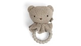  Smallstuff Rattle Bear Face On Silicone Ring Nature (40008-90)
