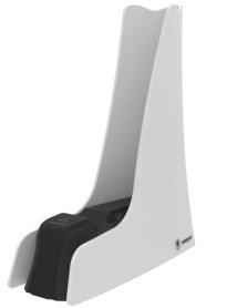 Snakebyte Dual Charge 5 & Headset Stand White 
