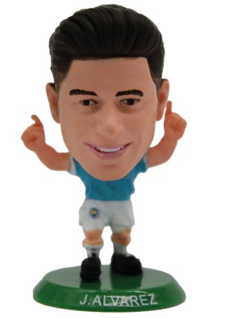 Figurina Joc Soccerstarz Manchester City Julian Alvarez Home Kit Classic Kit 405808