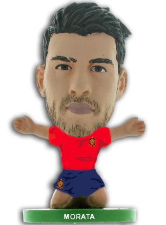 Figurina Joc Soccerstarz Spain Alvaro Morata Home Kit