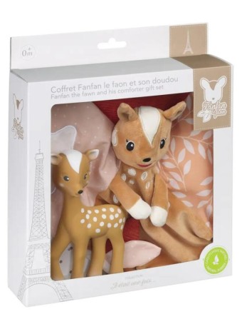 Jucarie Plus Sophie La Girafe Le Faon + Comforter Giftset (850808)