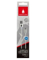 Spartan Gear Cablu Usb Cu Doua Fete Alb Xbox X S