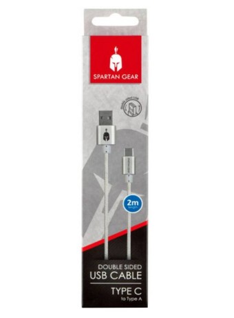  Spartan Gear Cablu Usb Cu Doua Fete Alb Xbox X S pentru PS5 / XBOX SERIES