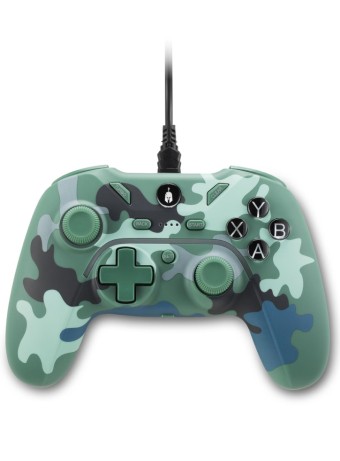  Spartan Gear Pelekys Wired Controller Green Camo pentru PS3 / PC