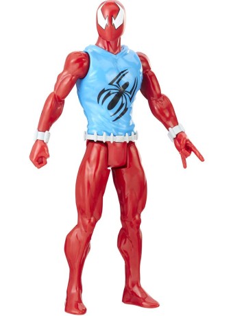 Figurina Statueta Spider Man Titan Web Warriors Scarlet Spider