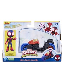 Spidey And His Amazing Friends Motorcycle & Miles Morales (f7460) 