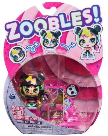 Jucarie Robot Spin Master Zoobles Z-girlz Happitat Panda Girl (20134947)