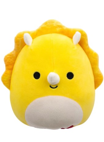 Jucarie Plus Squishmallows 13cm Plush P21 Flip A Mallows Lancaster Triceratops/ Beck Pheasant