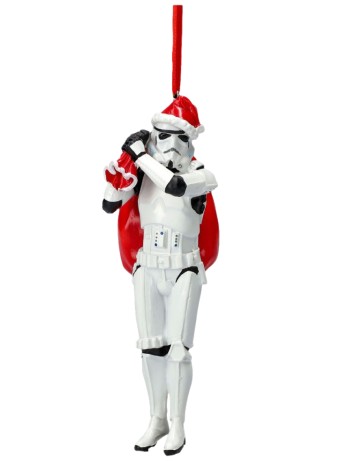 Figurina Joc Stormtrooper Santa Sack Hanging 13cm