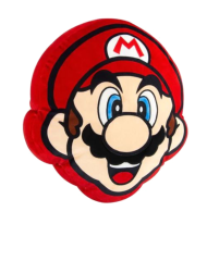 Super Mario Bros. Head Cushion 27cm