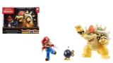 Figurina Joc Super Mario Mario Vs. Bowser Diorama Set