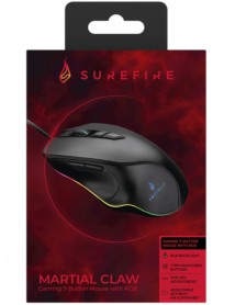 Surefire Martial Claw Gaming 7 Button Mouse With Rgb 