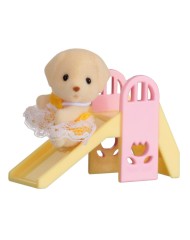 Sylvanian Families Baby Carry Case Dog On Slide 5204