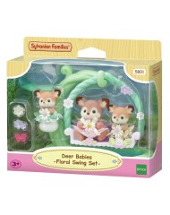 Sylvanian Families Deer Babies Floral Swing Set 5801