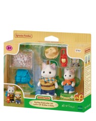 Sylvanian Families Exciting Discovery Set Latte Cat Brother & Baby 5763