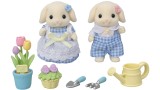 Figurina Joc Sylvanian Families Flower Garden Set Flora Rabbit Brother & Sister 5736