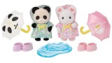 Figurina Joc Sylvanian Families Kindergarten Friends Rainy Day Duo 5748