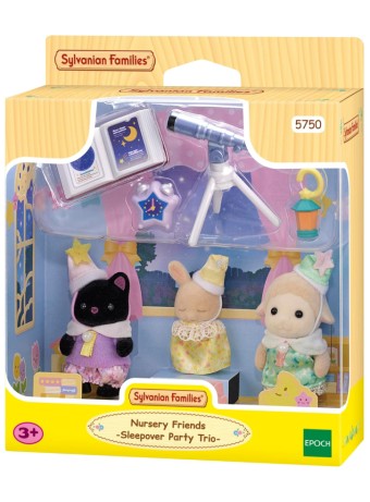 Figurina Joc Sylvanian Families Kindergarten Friends Sleepover Party Trio 5750