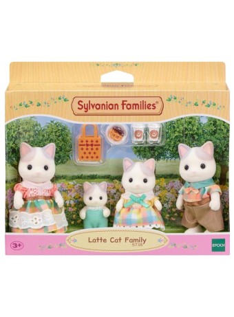 Figurina Joc Sylvanian Families Latte Cat Family 5738