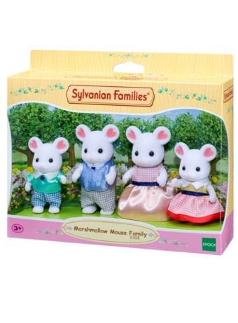Figurina Joc Sylvanian Families Marshmallow Mouse Family 5308