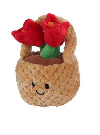 Jucarie Plus Take Me Home Plush Flower Basket Random (154940)