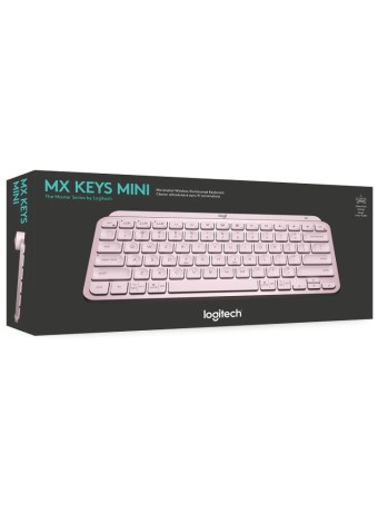  Tastatura Logitech MX Keys Mini Minimalist Wireless Illuminated Pink pentru PC