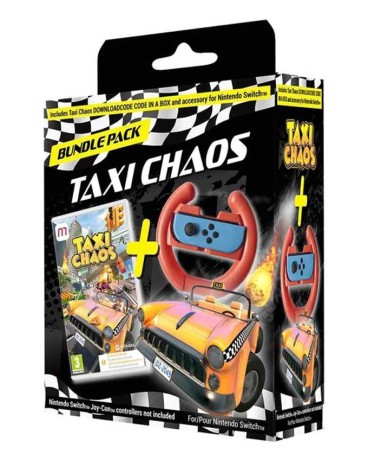 Joc Taxi Chaos Steering Wheel Bundle pentru Nintendo Switch