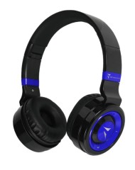 Techmade Earphones Wireless Bt+ Microfon Black/blue