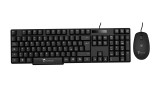  Techmade Kit Keyboard + Mouse Wired Black pentru PC