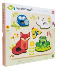Tender Leaf Puzzle 5 Pcs Touchy Feely Animals (tl8417)