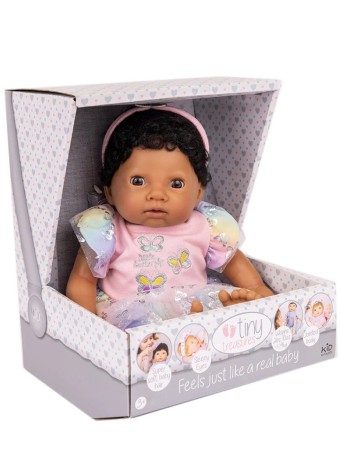 Papusa Tiny Treasure Ethnic Doll Butterfly Rainbow Dress (30633)