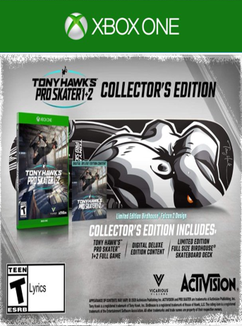 Joc Tony Hawks Pro Skater 1+2 Collectors Edition pentru Xbox One