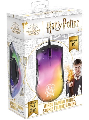  Trade Invaders Harry Potter Wired Rgb Lightweight Gaming Mouse pentru PC