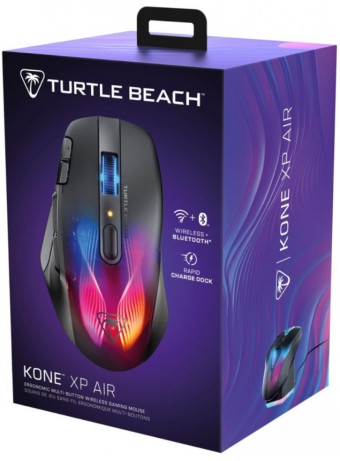  Turtle Beach Kone Xp Air Wireless Mouse & Charging Dock Black pentru PC