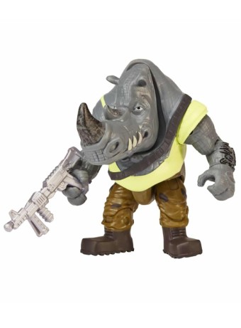Figurina Joc Turtles Mutant Mayhem Basic Rocksteady 12cm