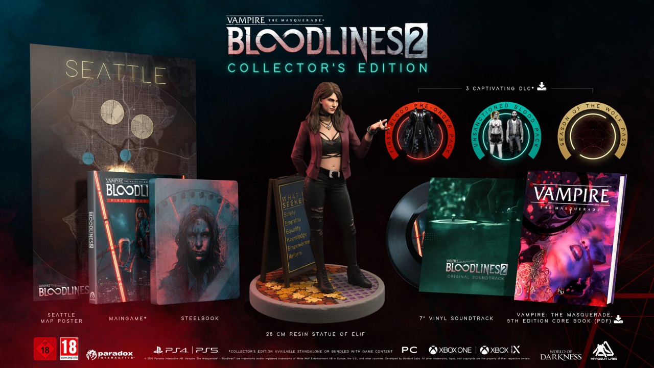 Joc Vampire The Masquerade Bloodlines 2 Collectors Edition  pentru Xbox One