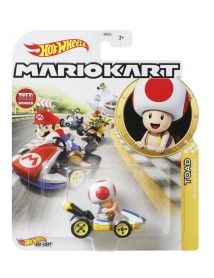 Vehicul Hot Wheels Mario Kart Toad Standard Kart Die-cast (gjh63) 