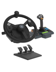 Volan Hori Farming Full Size Steering Control Panel & Pedals Windows 11 10 