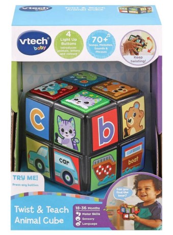 Joc Vtech Twist & Teach Animal Cube (950-558432)