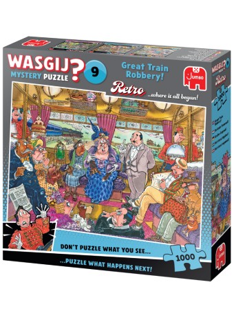  Wasgij Retro Mystery 9 Great Train Robbery 1000 Pieces (1110100504)