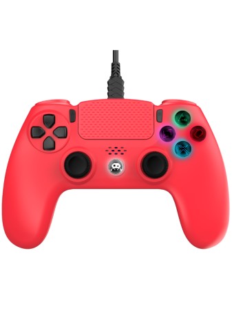  Wired Controller 3m Cable Red pentru PS4 / PS3 / PC