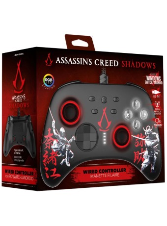  Wired Controller Assassins Creed Shadows pentru XBOX SERIES / Xbox One / NSW / PC