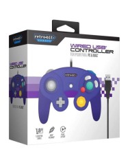 Wired Gamecube Controller Purple + Usb