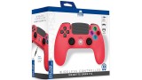  Wireless Controller 35mm Jack Slot Led Red pentru PS4 / PS3 / PC
