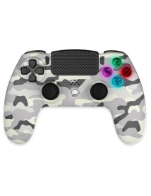 Wireless Controller 3,5mm Jack Slot Led White Camo 