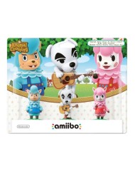 Amiibo Animal Crossing Triple Pack Reese +cyrus + K.k.