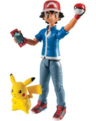 Set Pokemon Action Ash + Pikachu