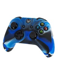 Protective Cover & Ribbed Handle Grip Camo Blue